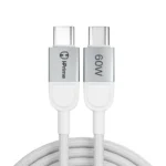 Cabo USB Tipo C para Tipo C HPrime Boost60 - 60W - Branco - Imagem 3