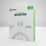 Cabo USB Tipo C para Tipo C HPrime Boost60 - 60W - Branco - Imagem 6