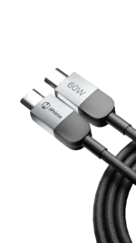 Cabo USB Tipo C para Tipo C HPrime Boost60 - 60W - Grafite - Imagem 5