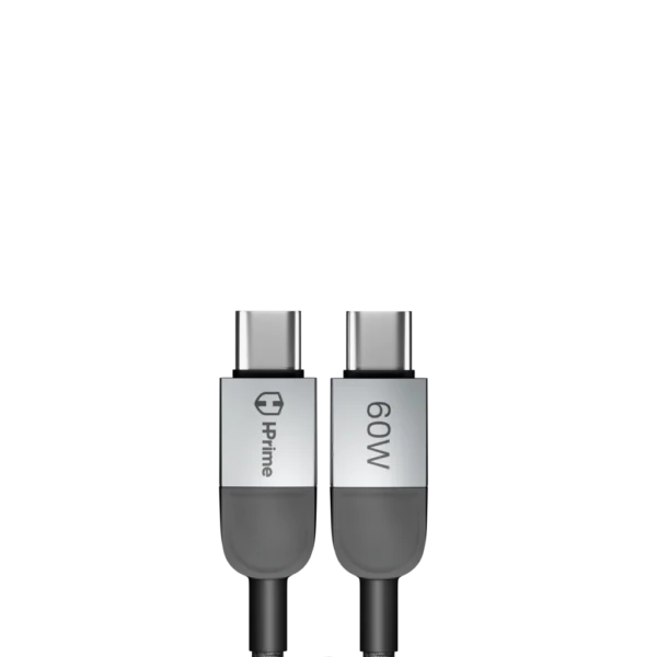 Cabo USB Tipo C para Tipo C HPrime Boost60 - 60W - Grafite