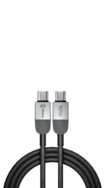 Cabo USB Tipo C para Tipo C HPrime Boost60 - 60W - Grafite - Imagem 4